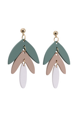 KiKi Green Leaves Earrings