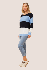 Splice knit - Light blue