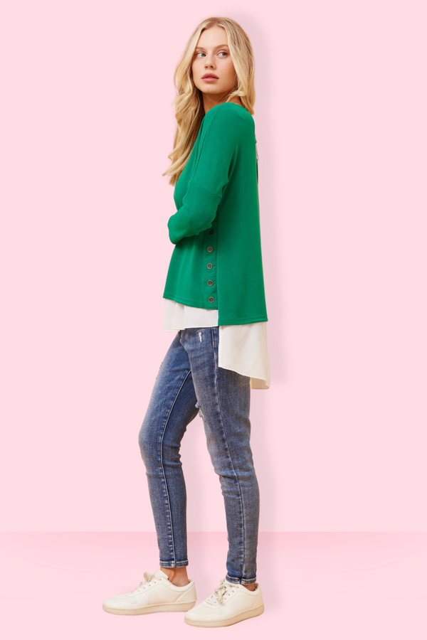 Double Layer Top - Green