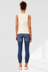 Kora vest knit - Ivory
