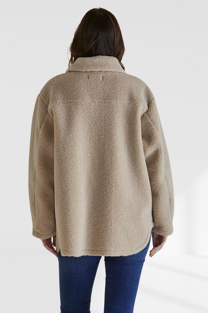 Teddy Jacket - Latte | Betty Basics