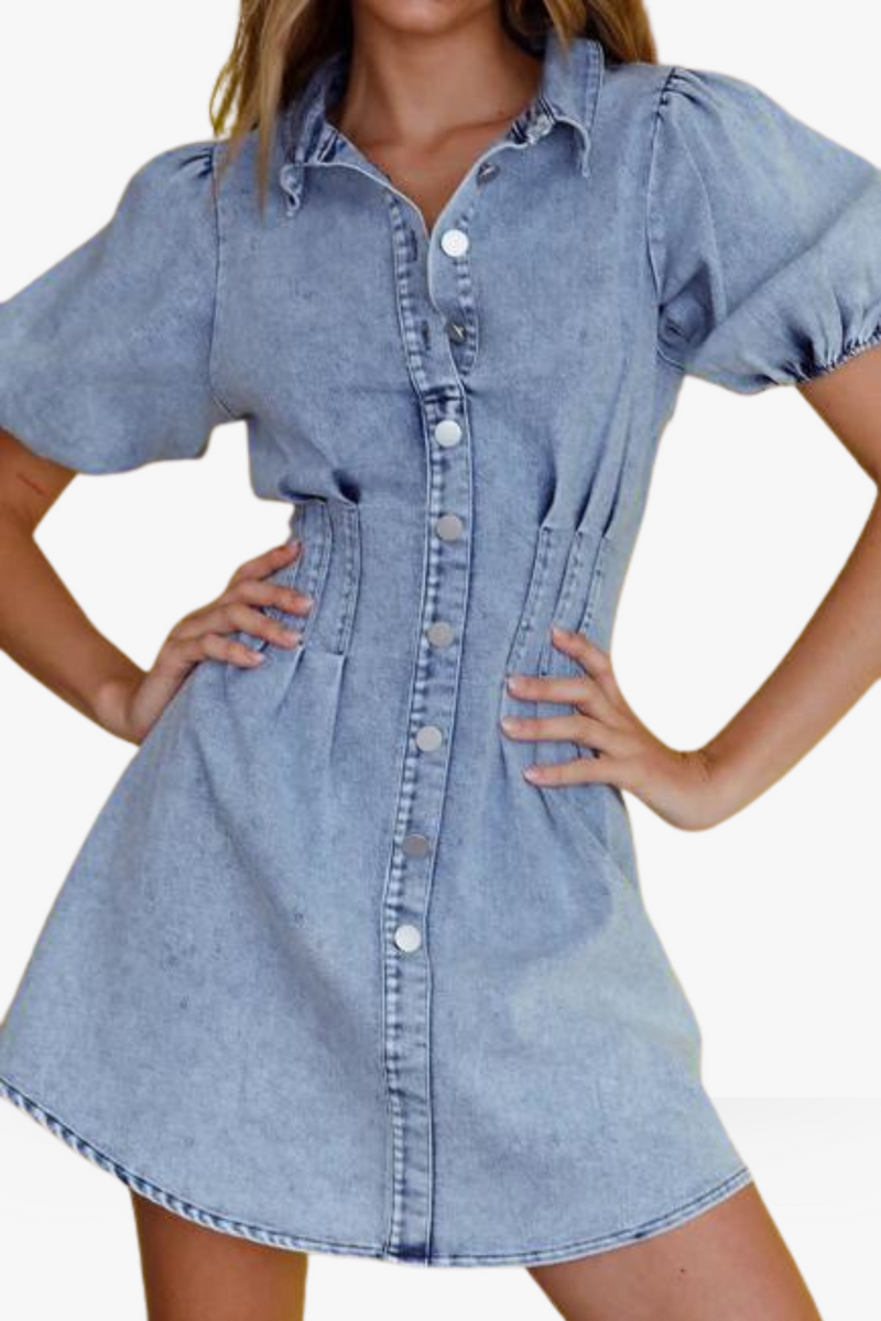 Zephyra Dress - Denim