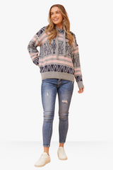 Lillian knit - multi grey