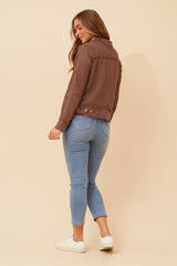 Marjorie jacket - chocolate