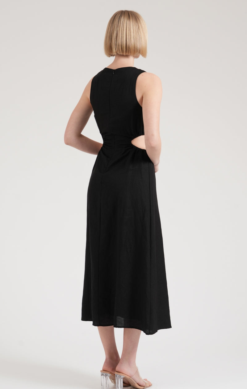 Layla cut out dress - Black