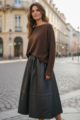 Eve knit - Espresso brown