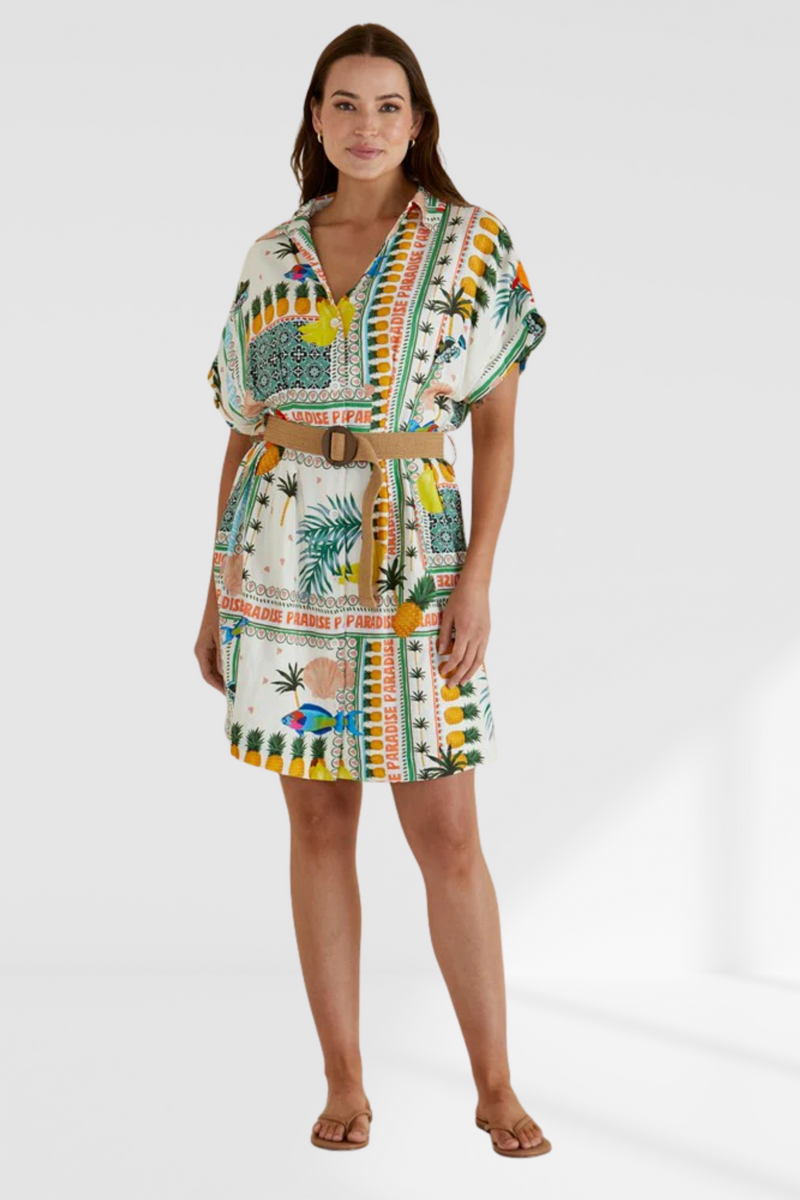 Archer Dress - Paradise Print