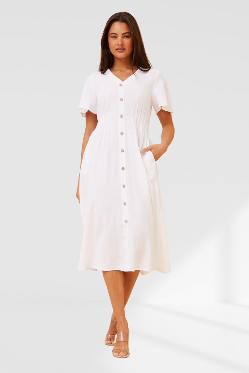 Renee dress - White