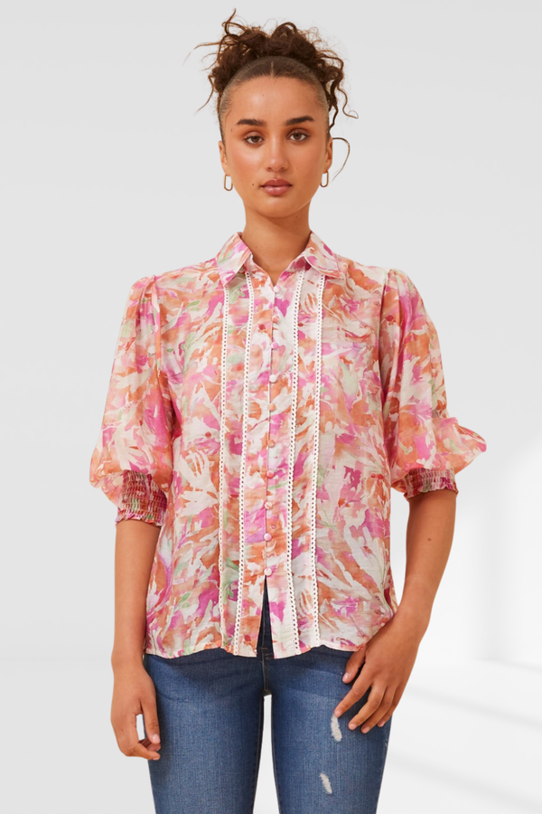 Sonnet Shirt - Pink Multi