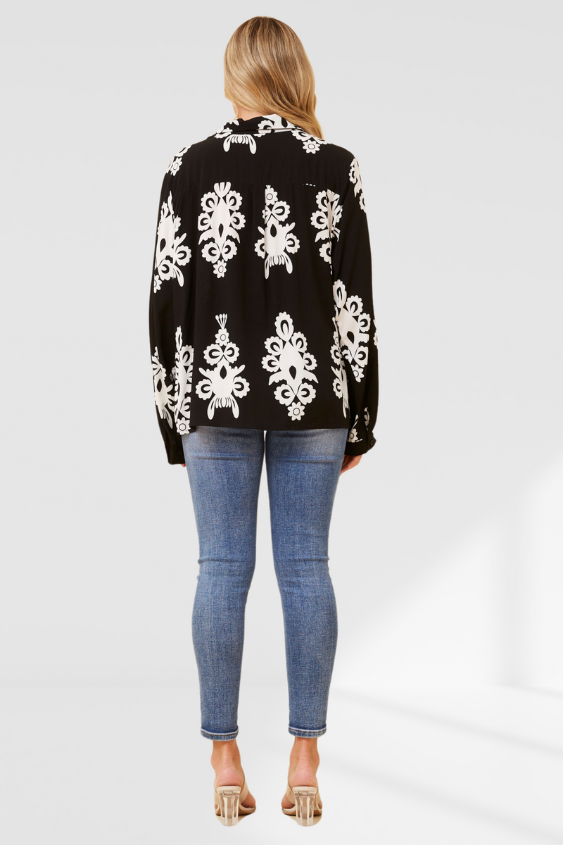 Abstract Print Shirt
