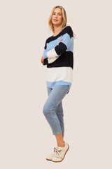 Splice knit - Light blue