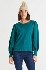 Charlotte Knit Jumper - classic teal