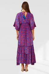 Carter Maxi Dress - Pink/ Blue