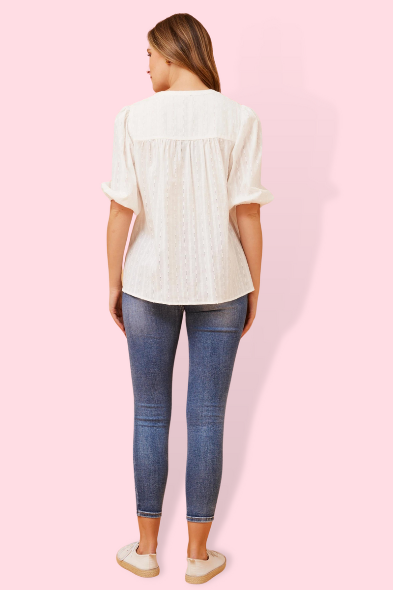 Kia Embroidered Top