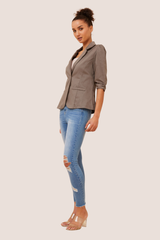 Anna blazer- taupe