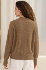 Ash Fluffy Knit- Mocha