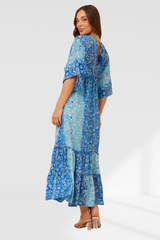Chloe maxi dress - blue
