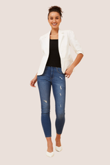 Anna blazer- white