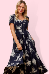 Vera dress - navy