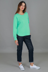 Charlette Oversized Crewneck Sweatshirt – Cotton French Terry