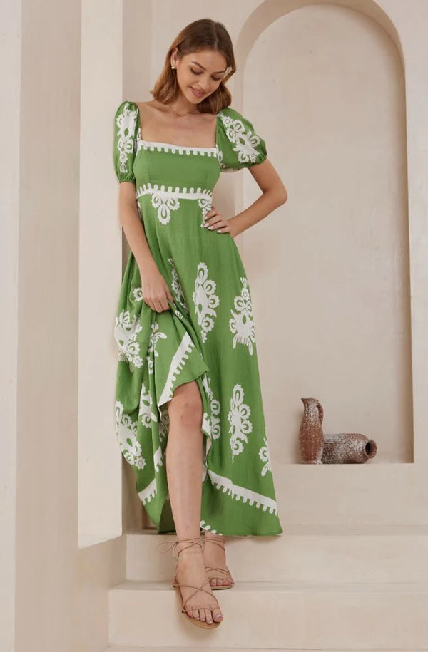 Suzanna Dress - Green