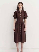 Naia dress - chocolate