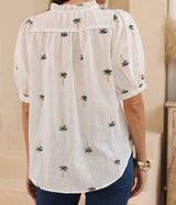 Palm tree shirt - white