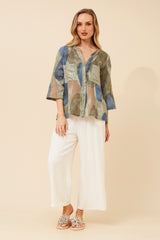 Samira top - khaki