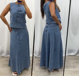 Meilani denim skirt