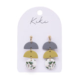 Green Terrazzo Earrings