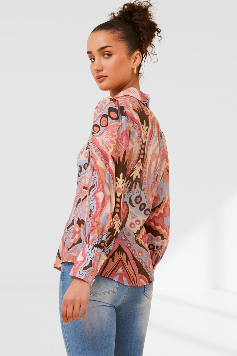 Val shirt - Multi pink