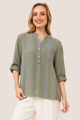 Hana top - khaki