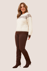 Olga knit oatmeal