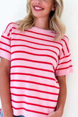 Sav Knit - Pink/Red