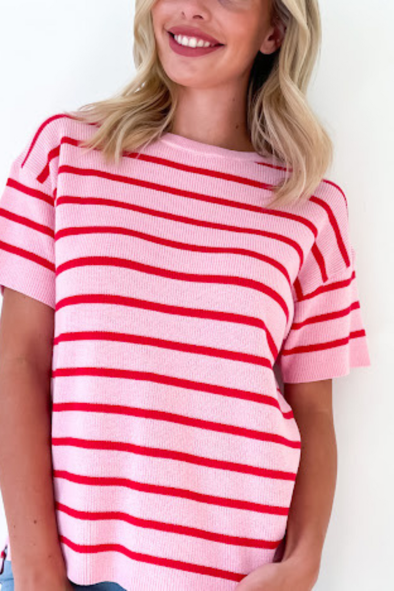 Sav Knit - Pink/Red