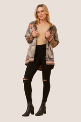 Jenny faux suede jacket - olive