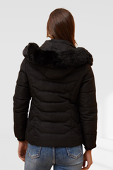 Bella puffer jacket - Black