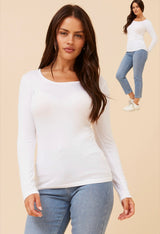 Holly top - white