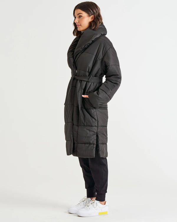 Shawl Puffer Jacket | Betty Bascis