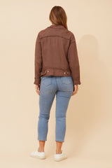 Marjorie jacket - chocolate