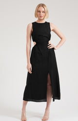 Layla cut out dress - Black