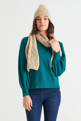 Charlotte Knit Jumper - classic teal