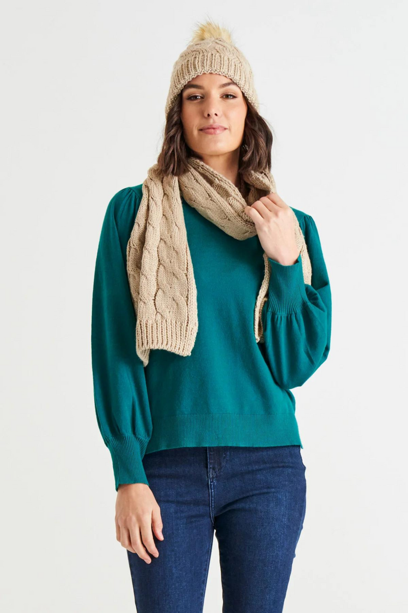 Charlotte Knit Jumper - classic teal