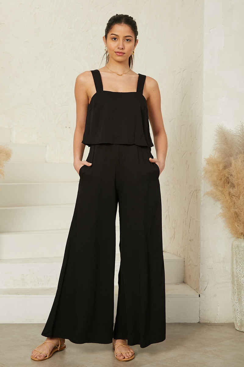 Carla jumpsuit - black