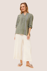 Hana top - khaki