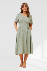 Renee dress - sage