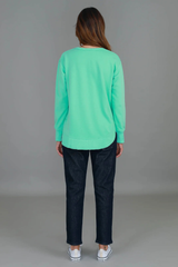 Charlette Oversized Crewneck Sweatshirt – Cotton French Terry