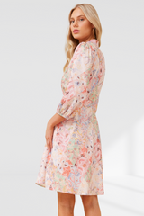 Jasabelle Dress - Pink Multi