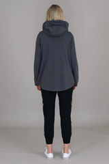 Olinda Hoodie Jacket - Charcoal