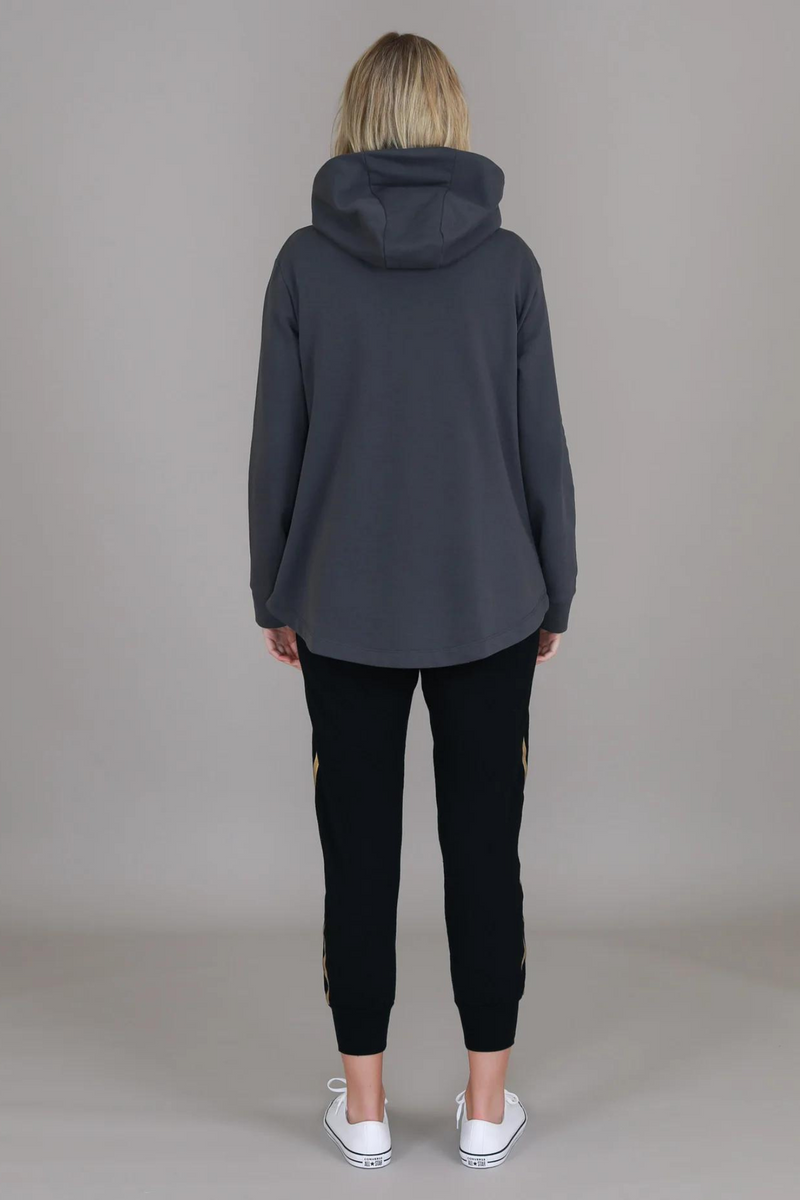 Olinda Hoodie Jacket - Charcoal